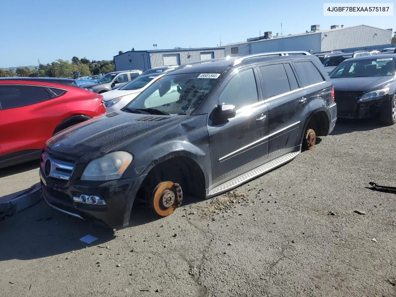 2010 Mercedes-Benz Gl 450 4Matic VIN: 4JGBF7BEXAA575187 Lot: 81133624