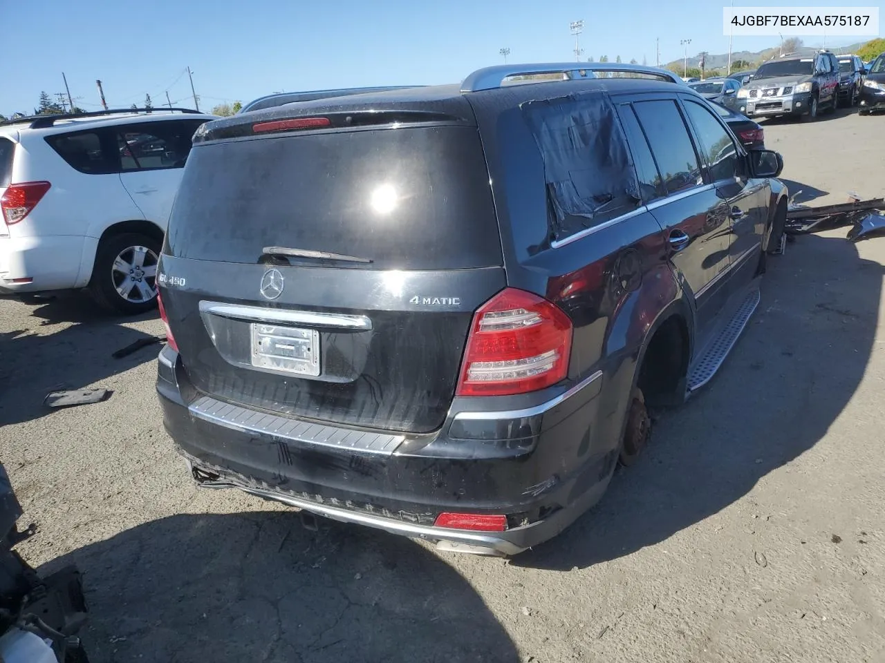 2010 Mercedes-Benz Gl 450 4Matic VIN: 4JGBF7BEXAA575187 Lot: 81133624