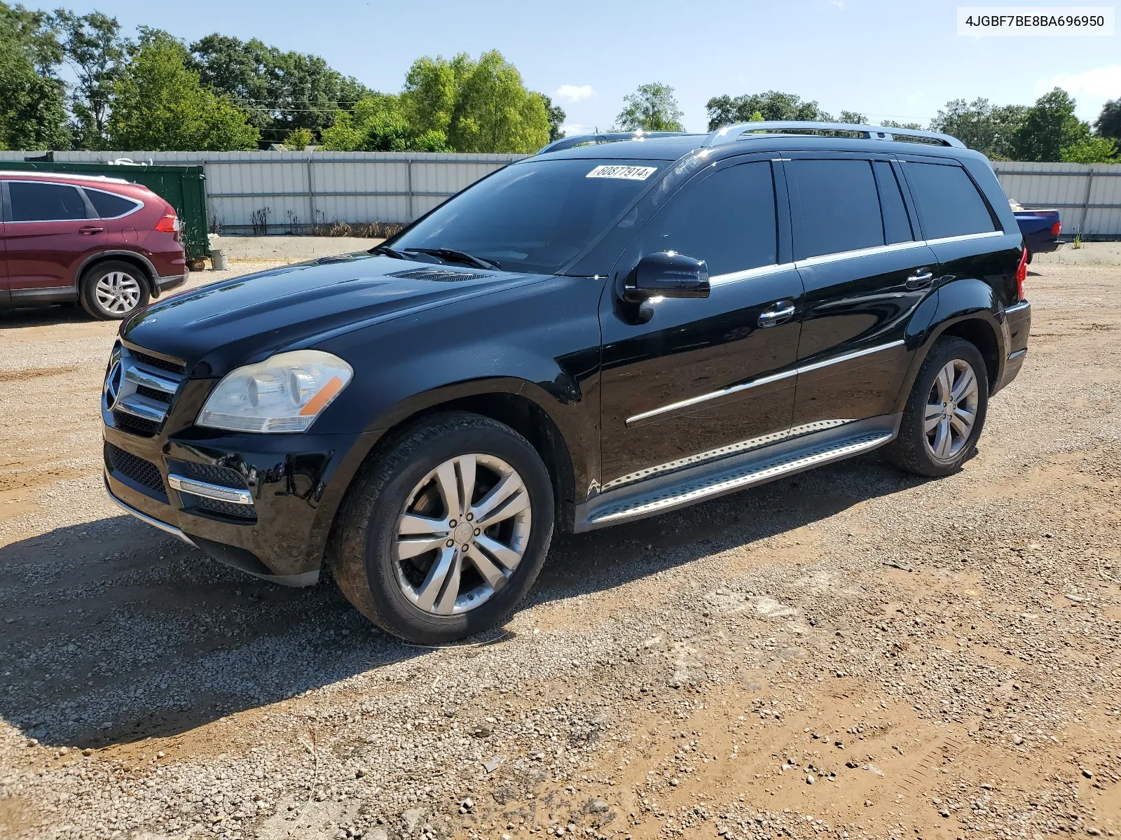 2011 Mercedes-Benz Gl 450 4Matic VIN: 4JGBF7BE8BA696950 Lot: 60877914