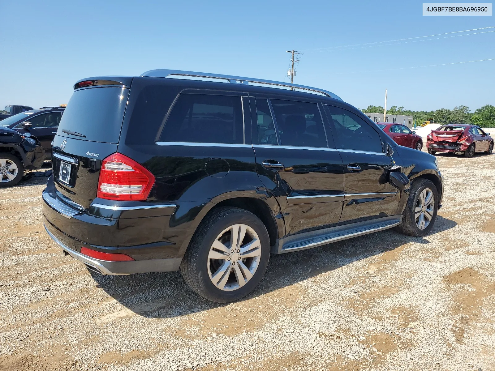 2011 Mercedes-Benz Gl 450 4Matic VIN: 4JGBF7BE8BA696950 Lot: 60877914