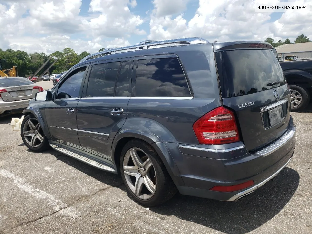 2011 Mercedes-Benz Gl 550 4Matic VIN: 4JGBF8GEXBA651894 Lot: 63399544