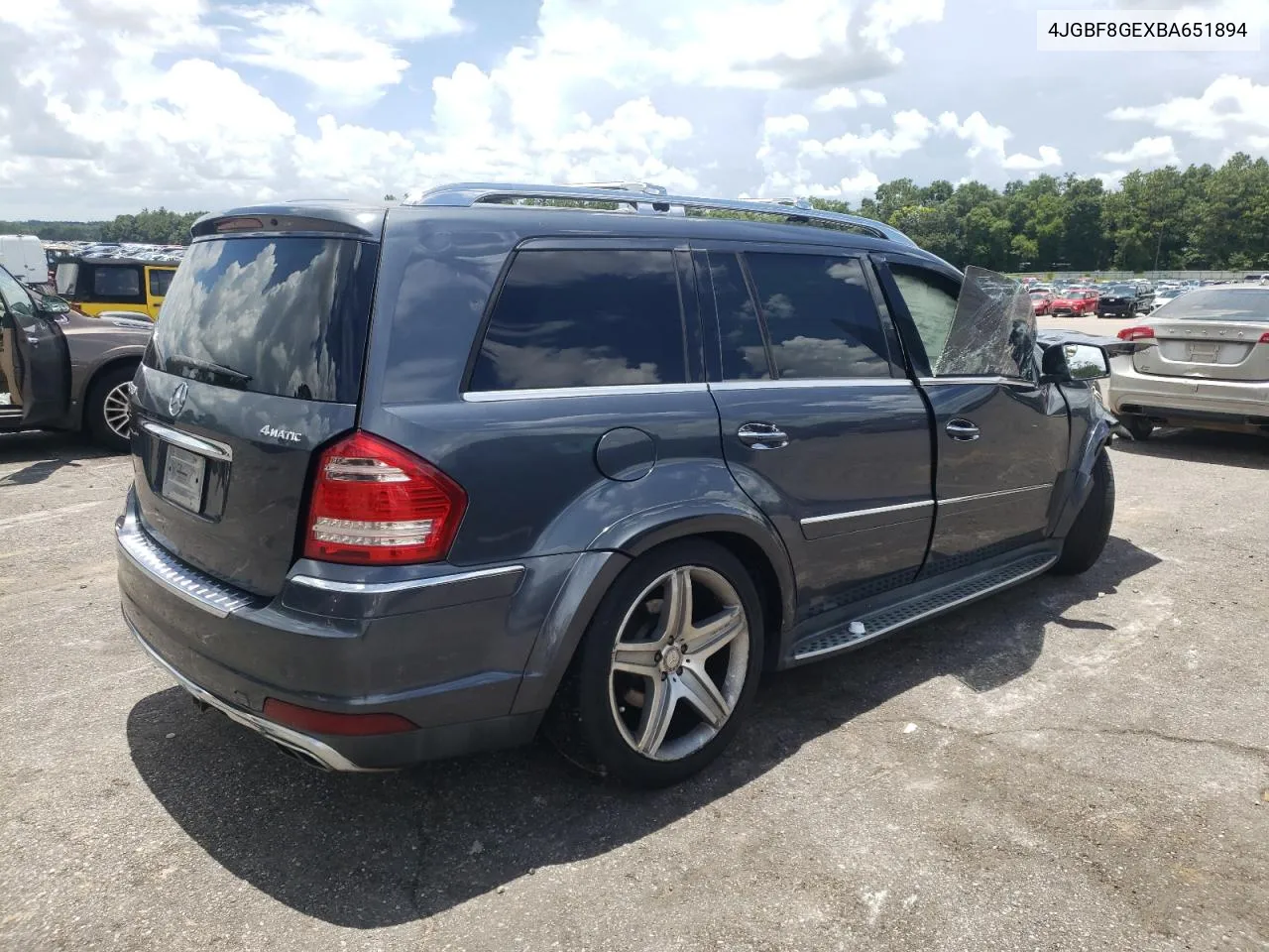 2011 Mercedes-Benz Gl 550 4Matic VIN: 4JGBF8GEXBA651894 Lot: 63399544