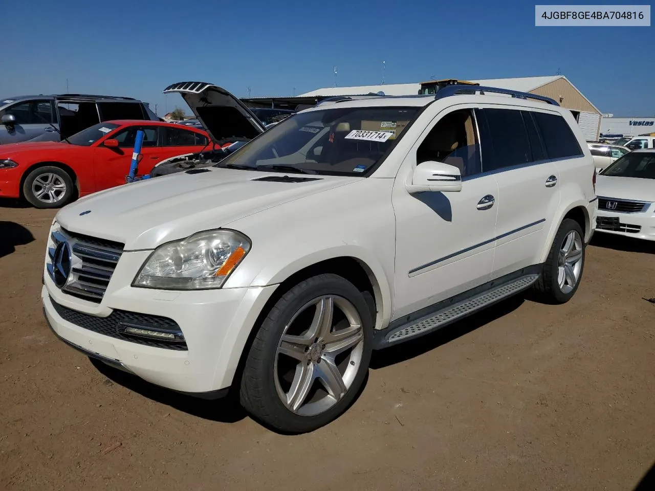 2011 Mercedes-Benz Gl 550 4Matic VIN: 4JGBF8GE4BA704816 Lot: 70331714