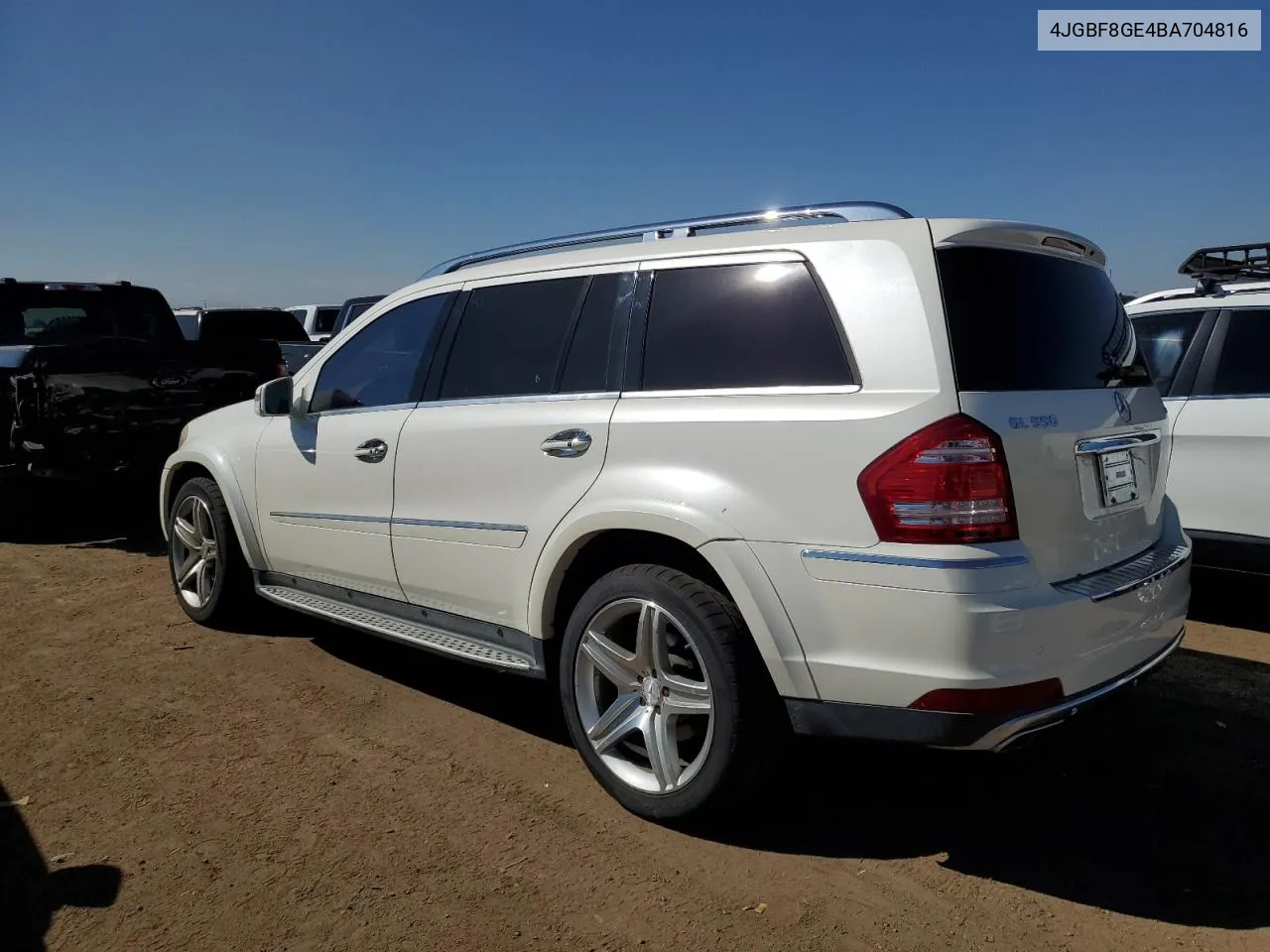 2011 Mercedes-Benz Gl 550 4Matic VIN: 4JGBF8GE4BA704816 Lot: 70331714