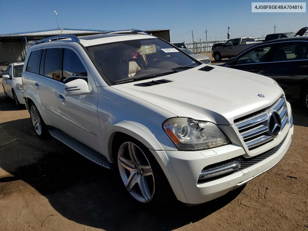 2011 Mercedes-Benz Gl 550 4Matic VIN: 4JGBF8GE4BA704816 Lot: 70331714