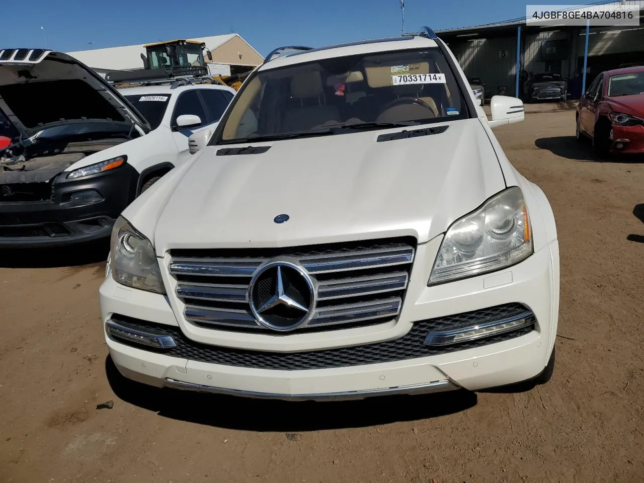 2011 Mercedes-Benz Gl 550 4Matic VIN: 4JGBF8GE4BA704816 Lot: 70331714