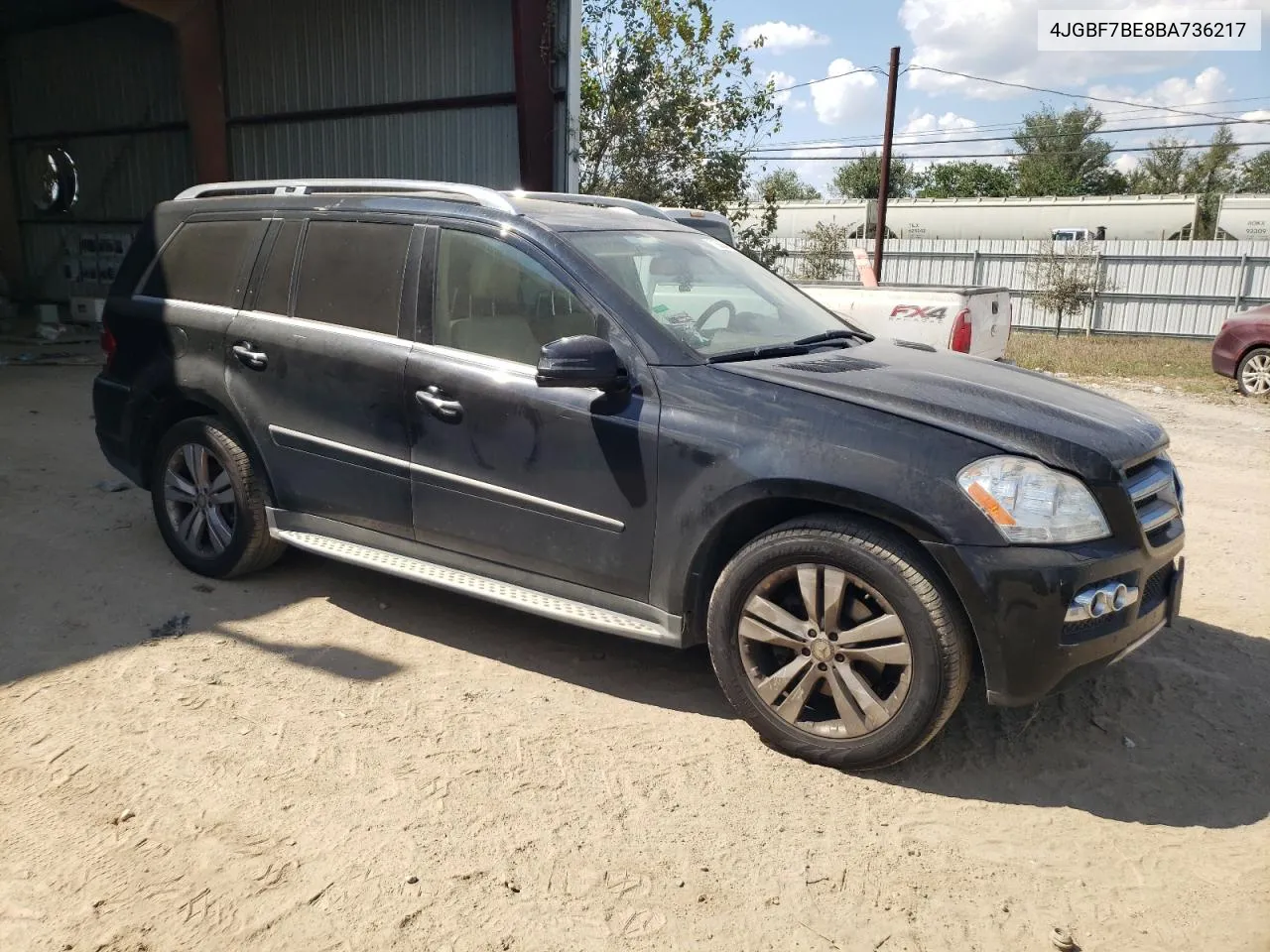 2011 Mercedes-Benz Gl 450 4Matic VIN: 4JGBF7BE8BA736217 Lot: 71088544