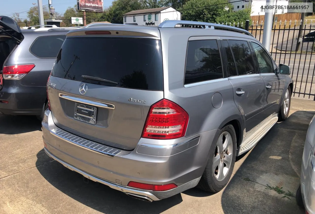 2011 Mercedes-Benz Gl 450 4Matic VIN: 4JGBF7BE1BA661957 Lot: 71426664