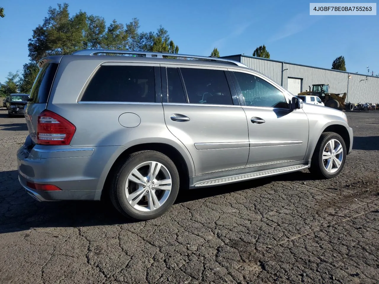 2011 Mercedes-Benz Gl 450 4Matic VIN: 4JGBF7BE0BA755263 Lot: 72425944