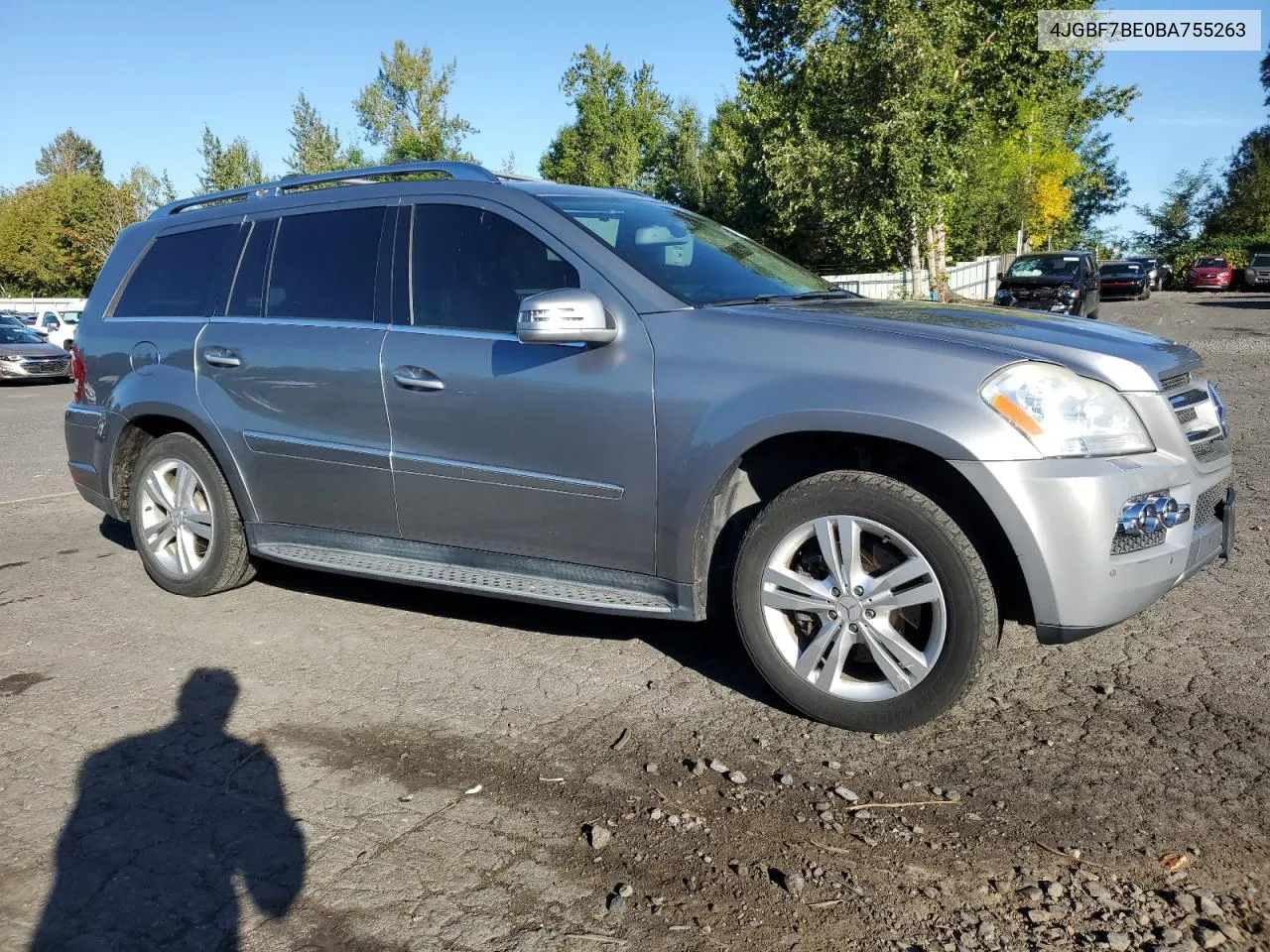 2011 Mercedes-Benz Gl 450 4Matic VIN: 4JGBF7BE0BA755263 Lot: 72425944