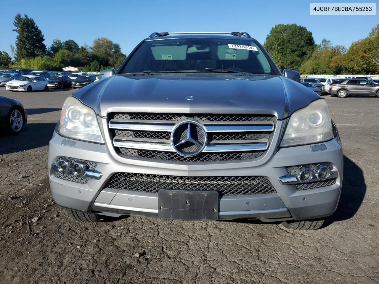 2011 Mercedes-Benz Gl 450 4Matic VIN: 4JGBF7BE0BA755263 Lot: 72425944