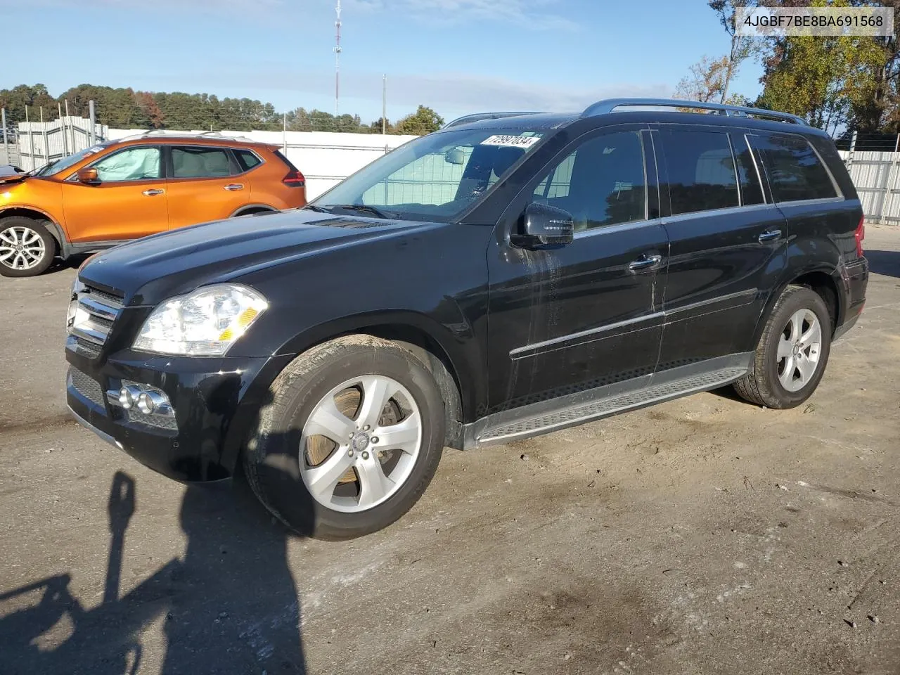 2011 Mercedes-Benz Gl 450 4Matic VIN: 4JGBF7BE8BA691568 Lot: 72997034