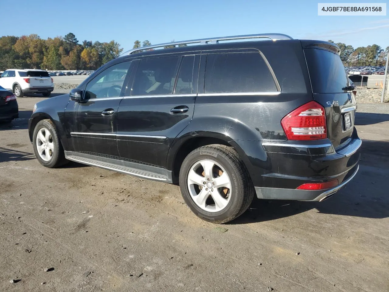 2011 Mercedes-Benz Gl 450 4Matic VIN: 4JGBF7BE8BA691568 Lot: 72997034