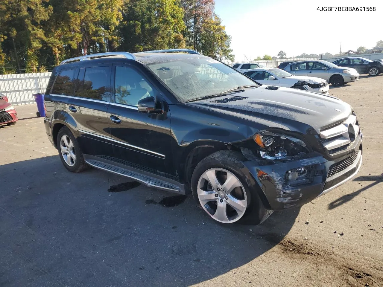 2011 Mercedes-Benz Gl 450 4Matic VIN: 4JGBF7BE8BA691568 Lot: 72997034