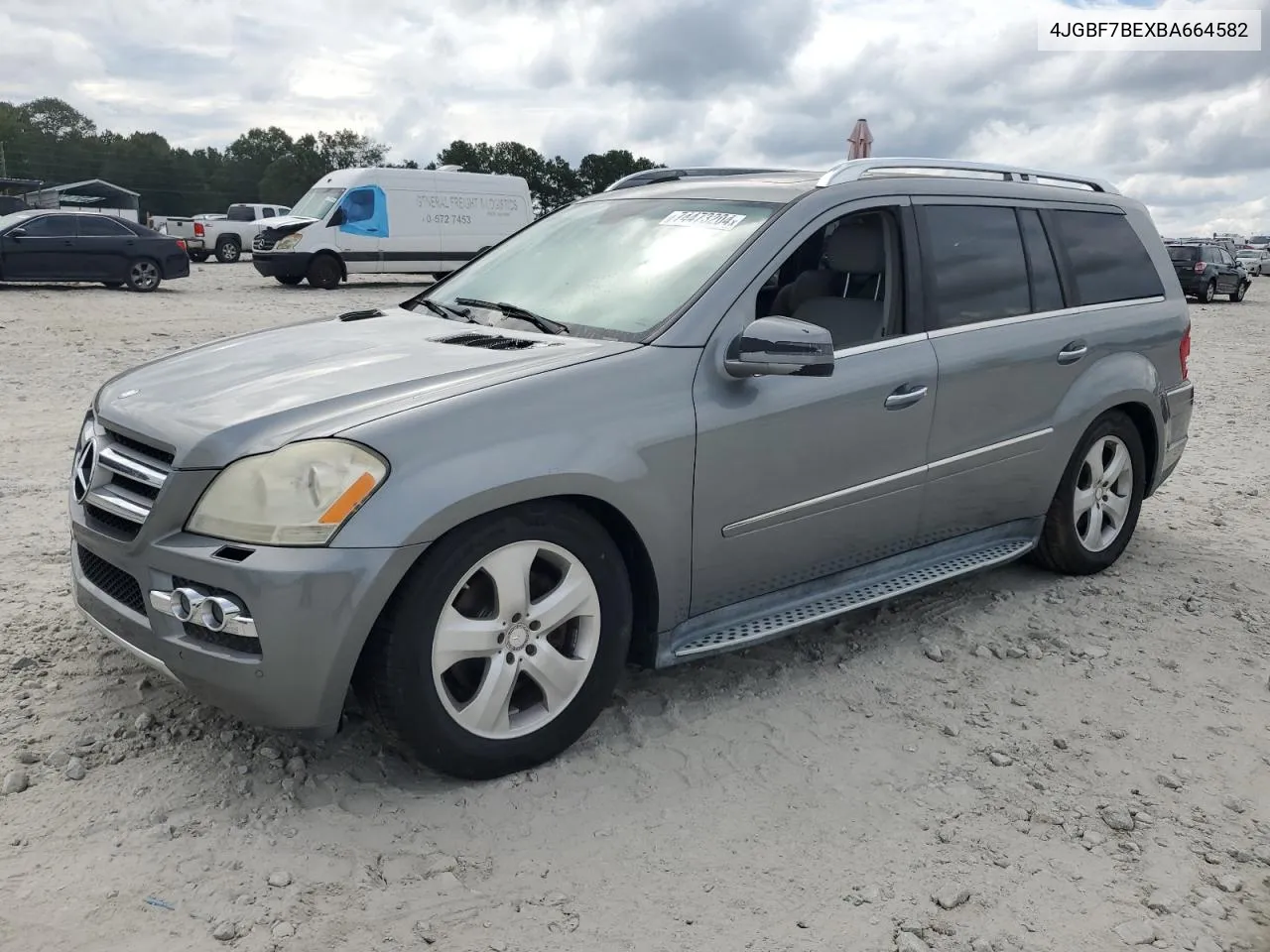 2011 Mercedes-Benz Gl 450 4Matic VIN: 4JGBF7BEXBA664582 Lot: 74473204