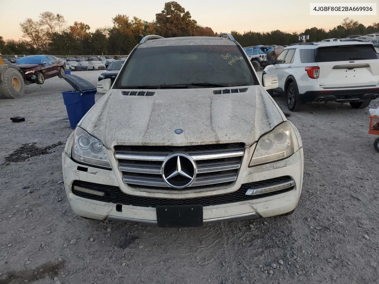 2011 Mercedes-Benz Gl 550 4Matic VIN: 4JGBF8GE2BA669936 Lot: 75103644