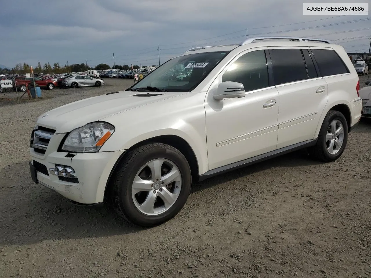 2011 Mercedes-Benz Gl 450 4Matic VIN: 4JGBF7BE6BA674686 Lot: 75865004