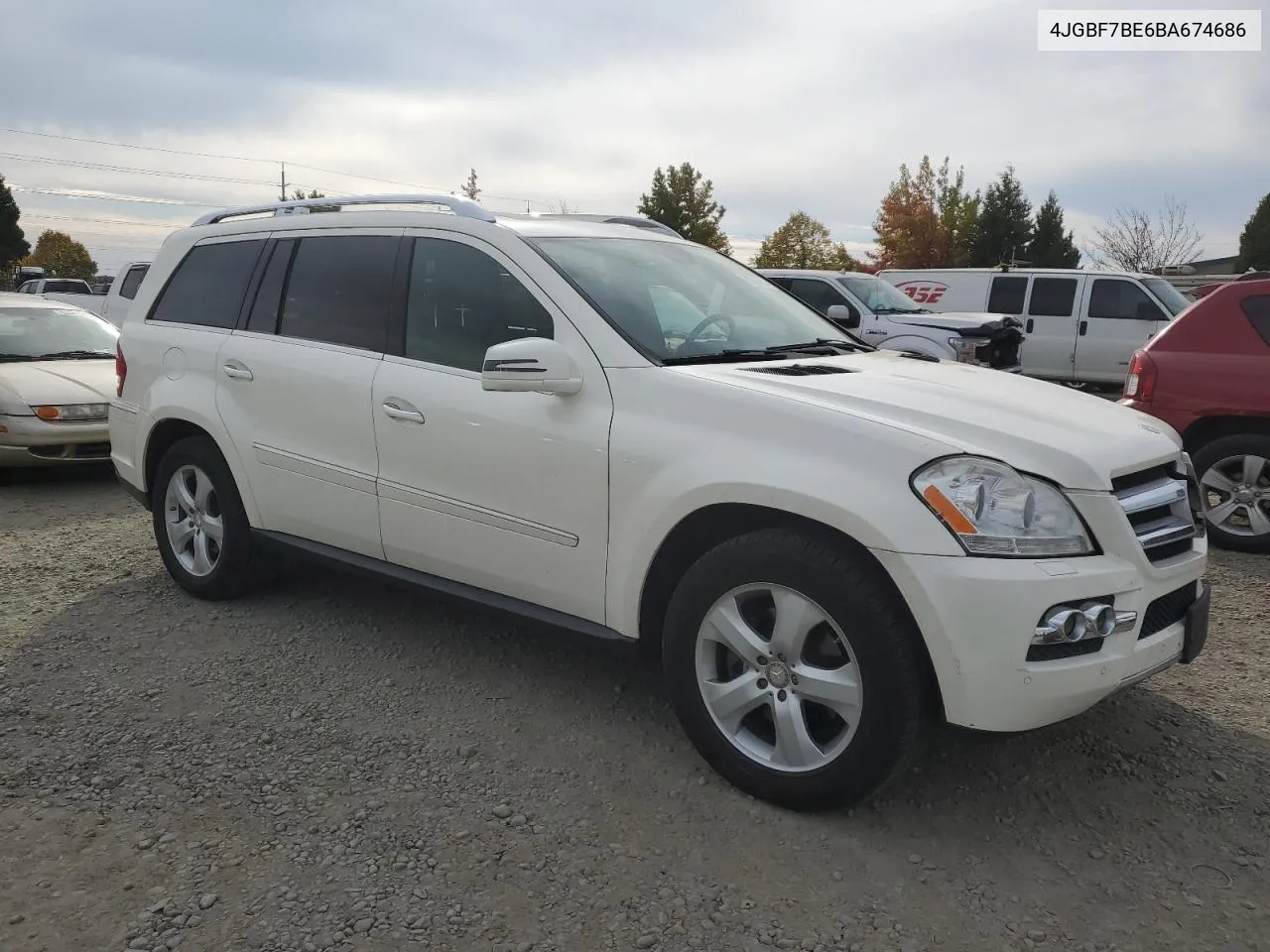 2011 Mercedes-Benz Gl 450 4Matic VIN: 4JGBF7BE6BA674686 Lot: 75865004