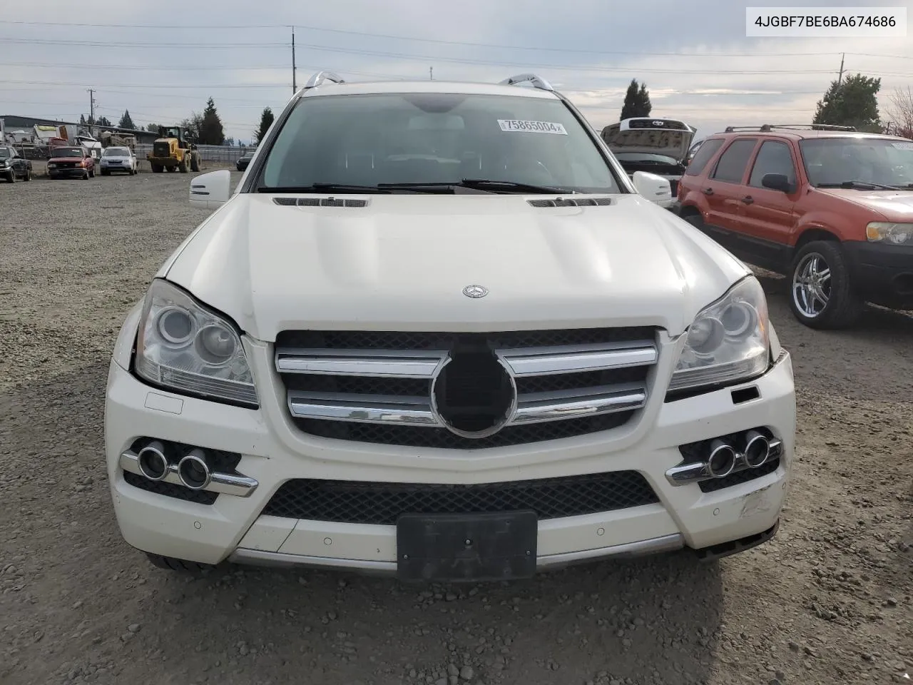 2011 Mercedes-Benz Gl 450 4Matic VIN: 4JGBF7BE6BA674686 Lot: 75865004