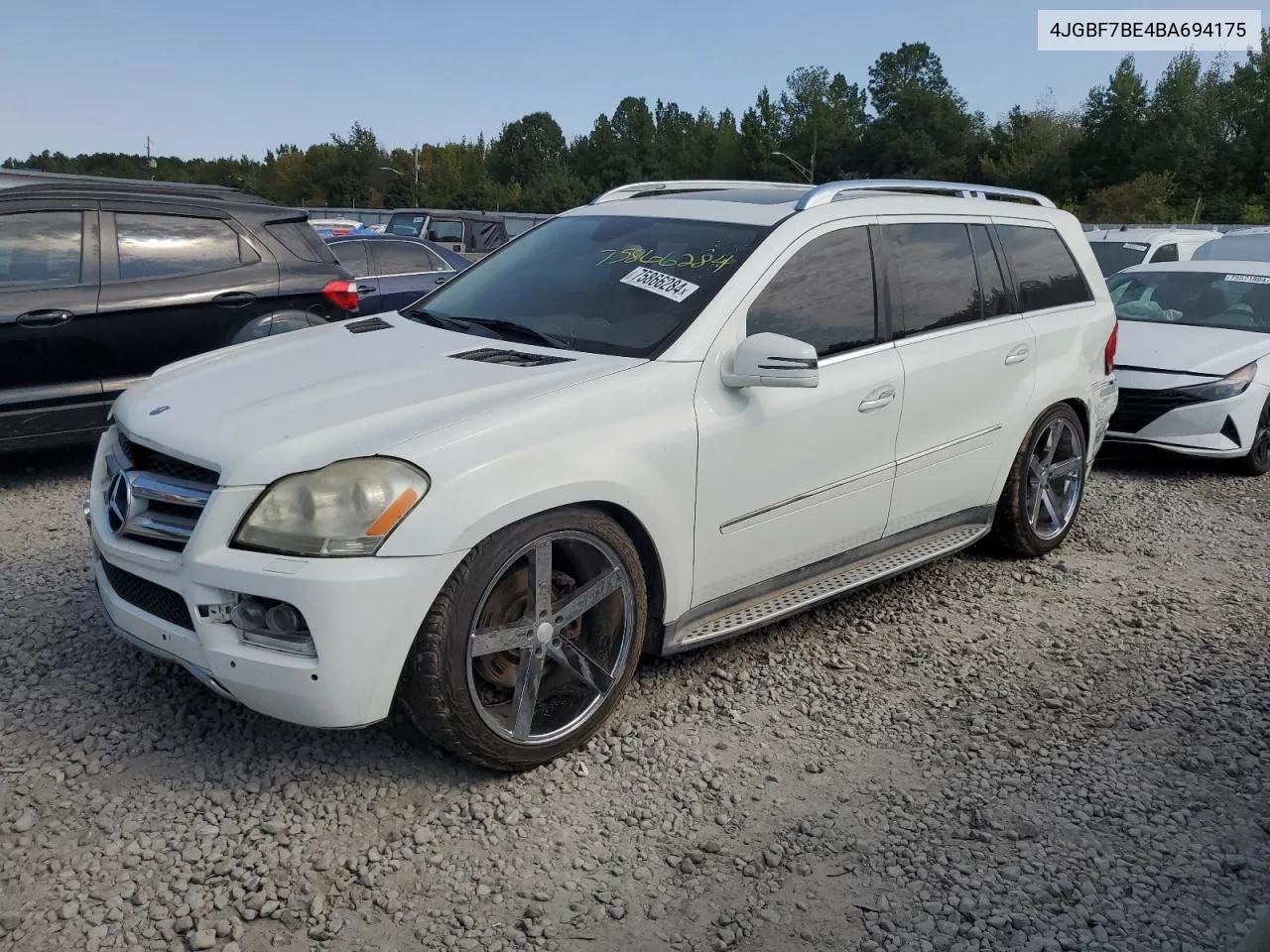 2011 Mercedes-Benz Gl 450 4Matic VIN: 4JGBF7BE4BA694175 Lot: 75866284