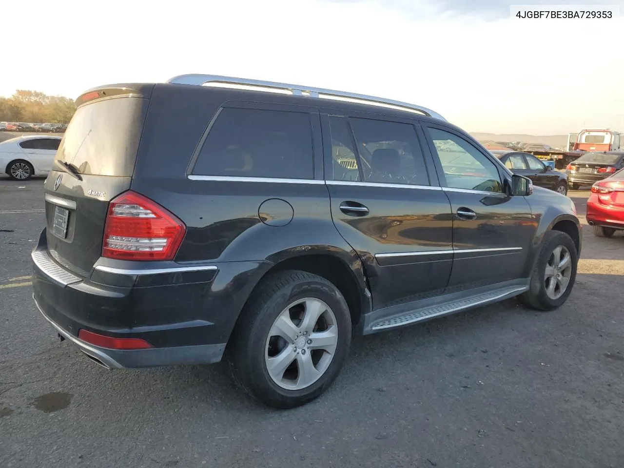 2011 Mercedes-Benz Gl 450 4Matic VIN: 4JGBF7BE3BA729353 Lot: 77871154