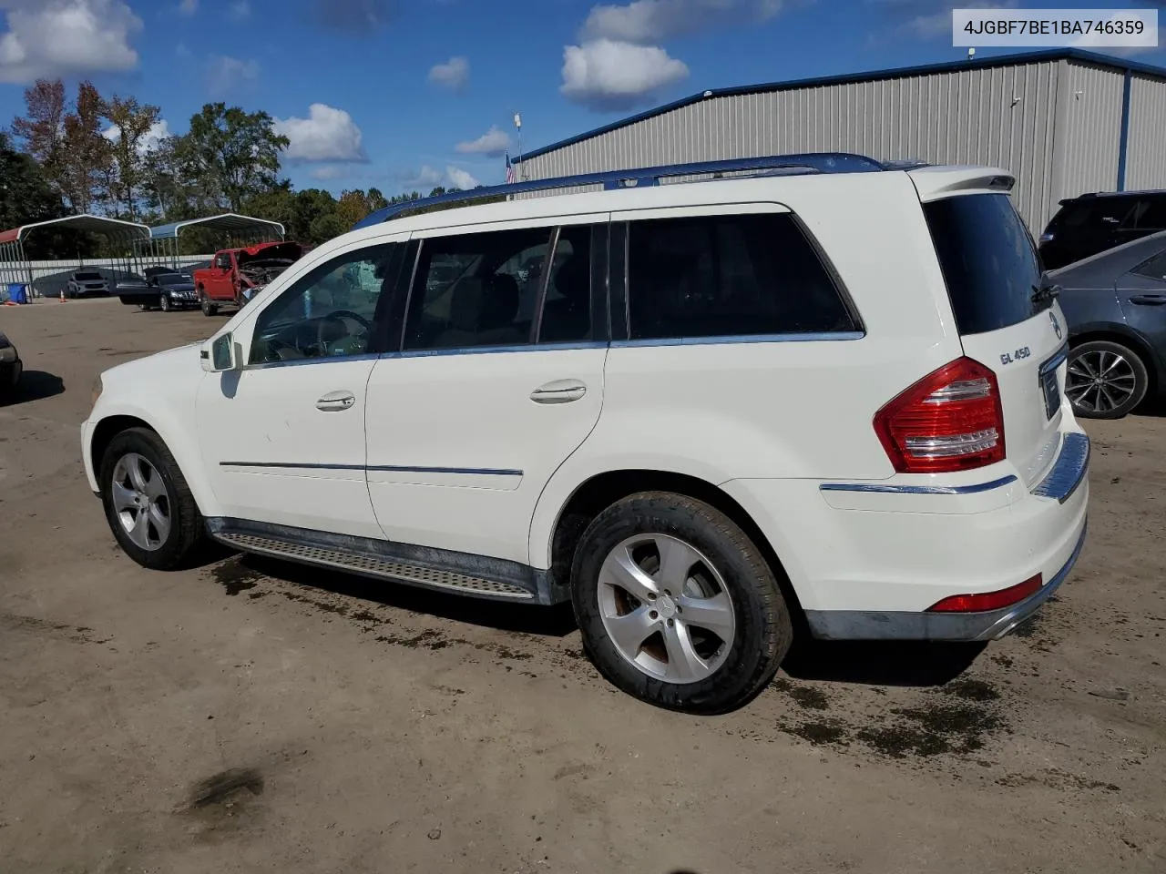 2011 Mercedes-Benz Gl 450 4Matic VIN: 4JGBF7BE1BA746359 Lot: 78407994