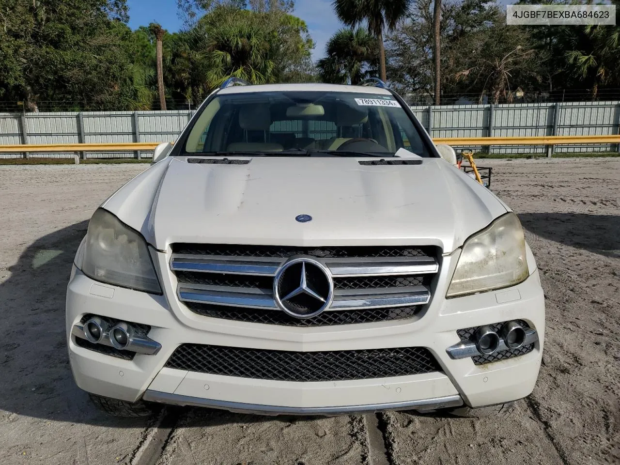 2011 Mercedes-Benz Gl 450 4Matic VIN: 4JGBF7BEXBA684623 Lot: 78911334