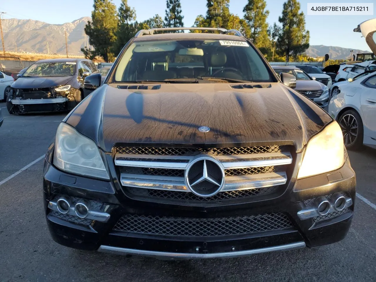 2011 Mercedes-Benz Gl 450 4Matic VIN: 4JGBF7BE1BA715211 Lot: 79910904