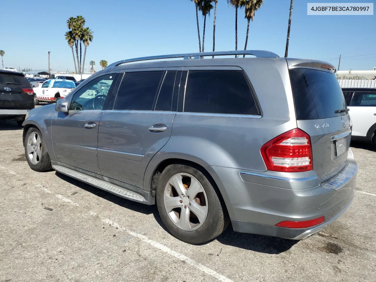 2012 Mercedes-Benz Gl 450 4Matic VIN: 4JGBF7BE3CA780997 Lot: 47525974