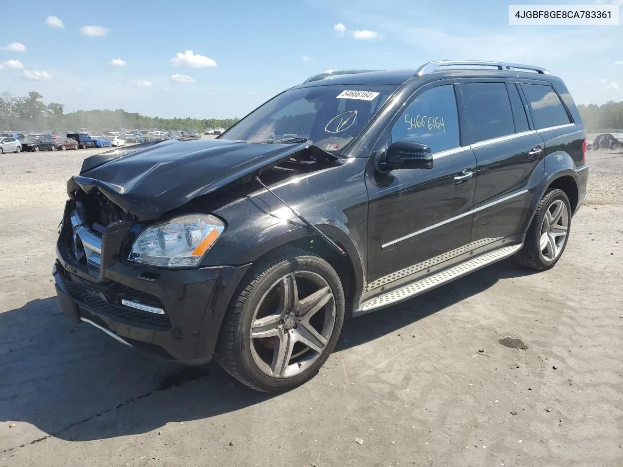 2012 Mercedes-Benz Gl 550 4Matic VIN: 4JGBF8GE8CA783361 Lot: 54666164