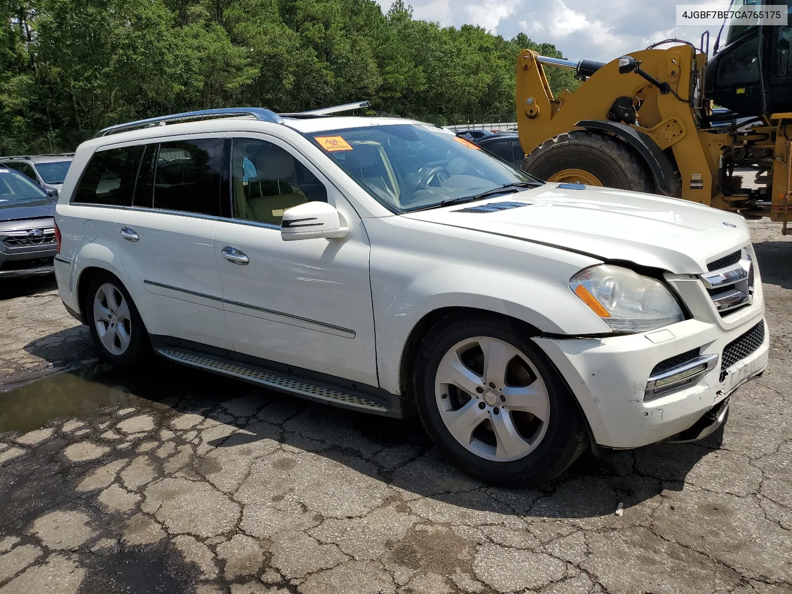 2012 Mercedes-Benz Gl 450 4Matic VIN: 4JGBF7BE7CA765175 Lot: 61830094