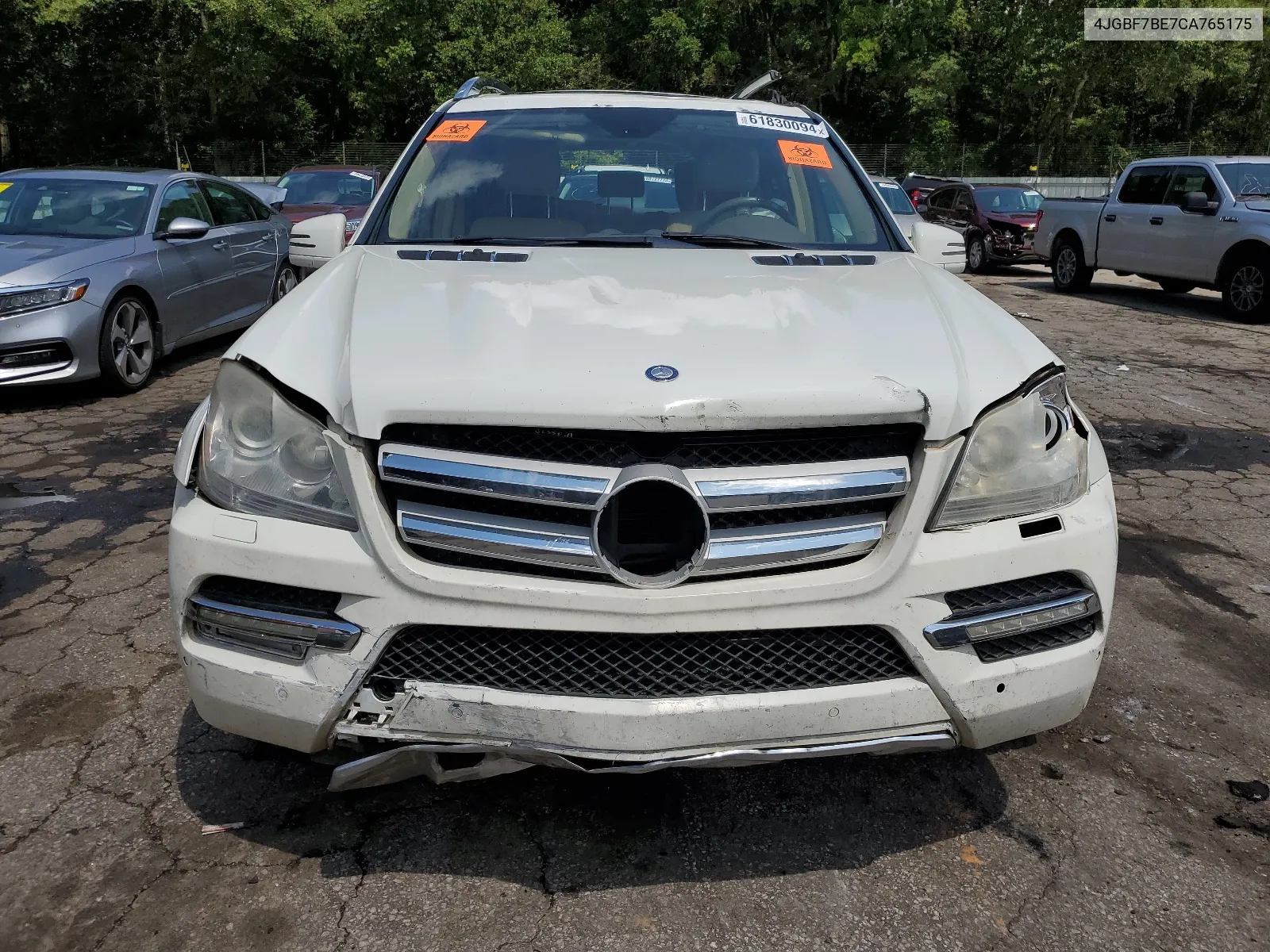 2012 Mercedes-Benz Gl 450 4Matic VIN: 4JGBF7BE7CA765175 Lot: 61830094