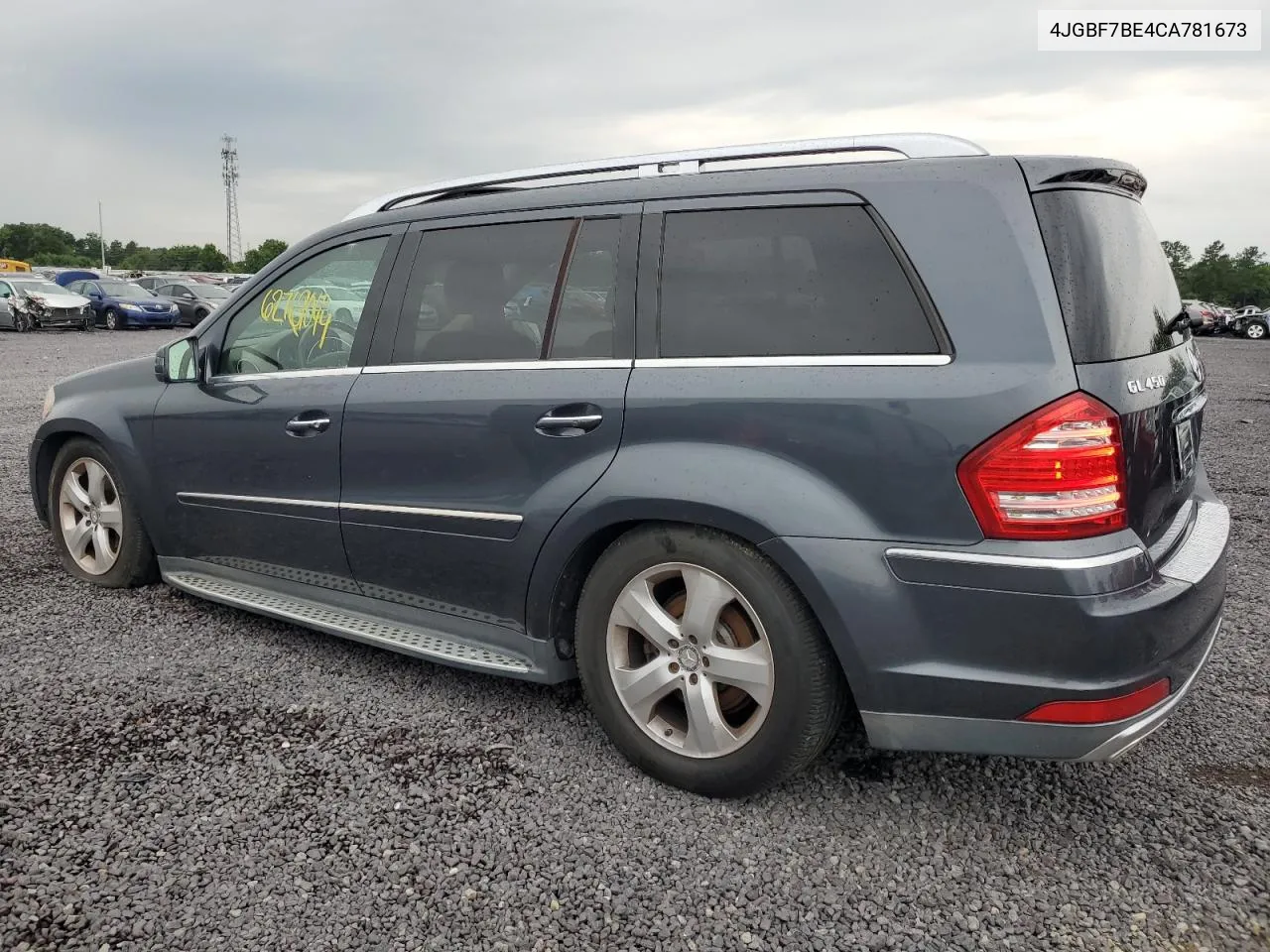 2012 Mercedes-Benz Gl 450 4Matic VIN: 4JGBF7BE4CA781673 Lot: 62769044