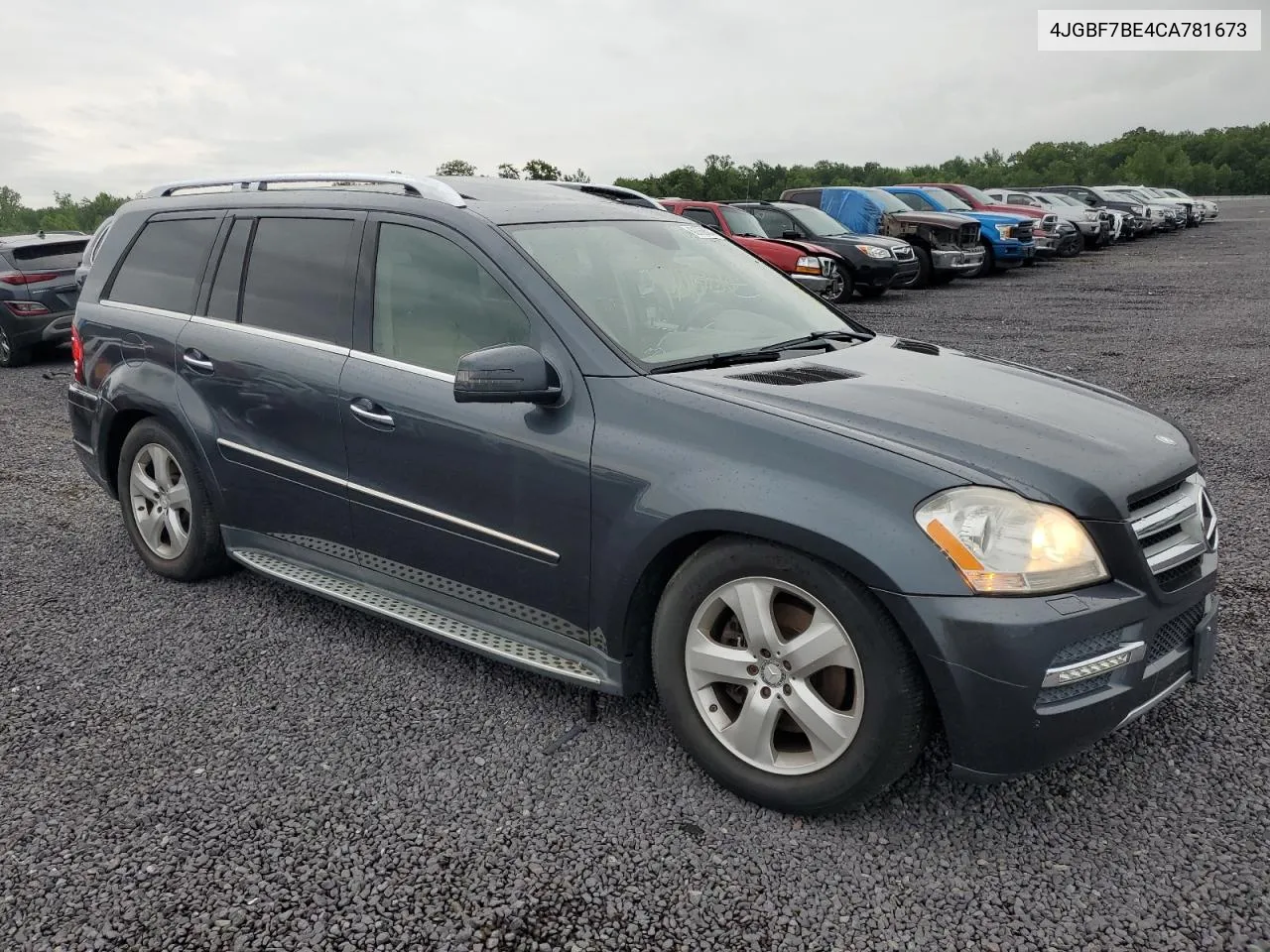 2012 Mercedes-Benz Gl 450 4Matic VIN: 4JGBF7BE4CA781673 Lot: 62769044