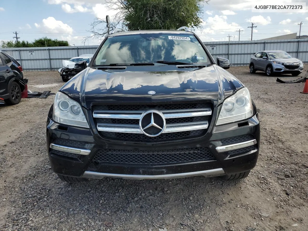 2012 Mercedes-Benz Gl 450 4Matic VIN: 4JGBF7BE2CA772373 Lot: 64292954