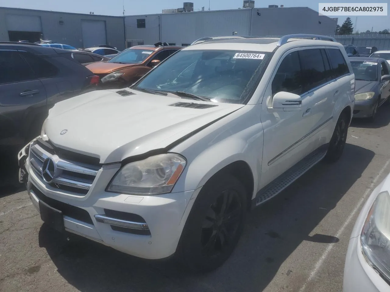 2012 Mercedes-Benz Gl 450 4Matic VIN: 4JGBF7BE6CA802975 Lot: 64500764