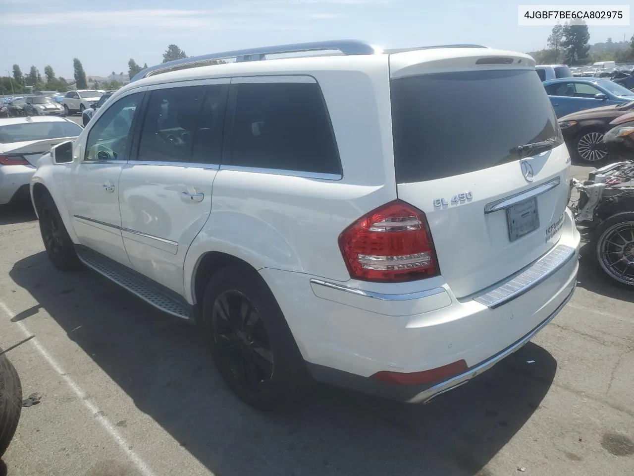 2012 Mercedes-Benz Gl 450 4Matic VIN: 4JGBF7BE6CA802975 Lot: 64500764