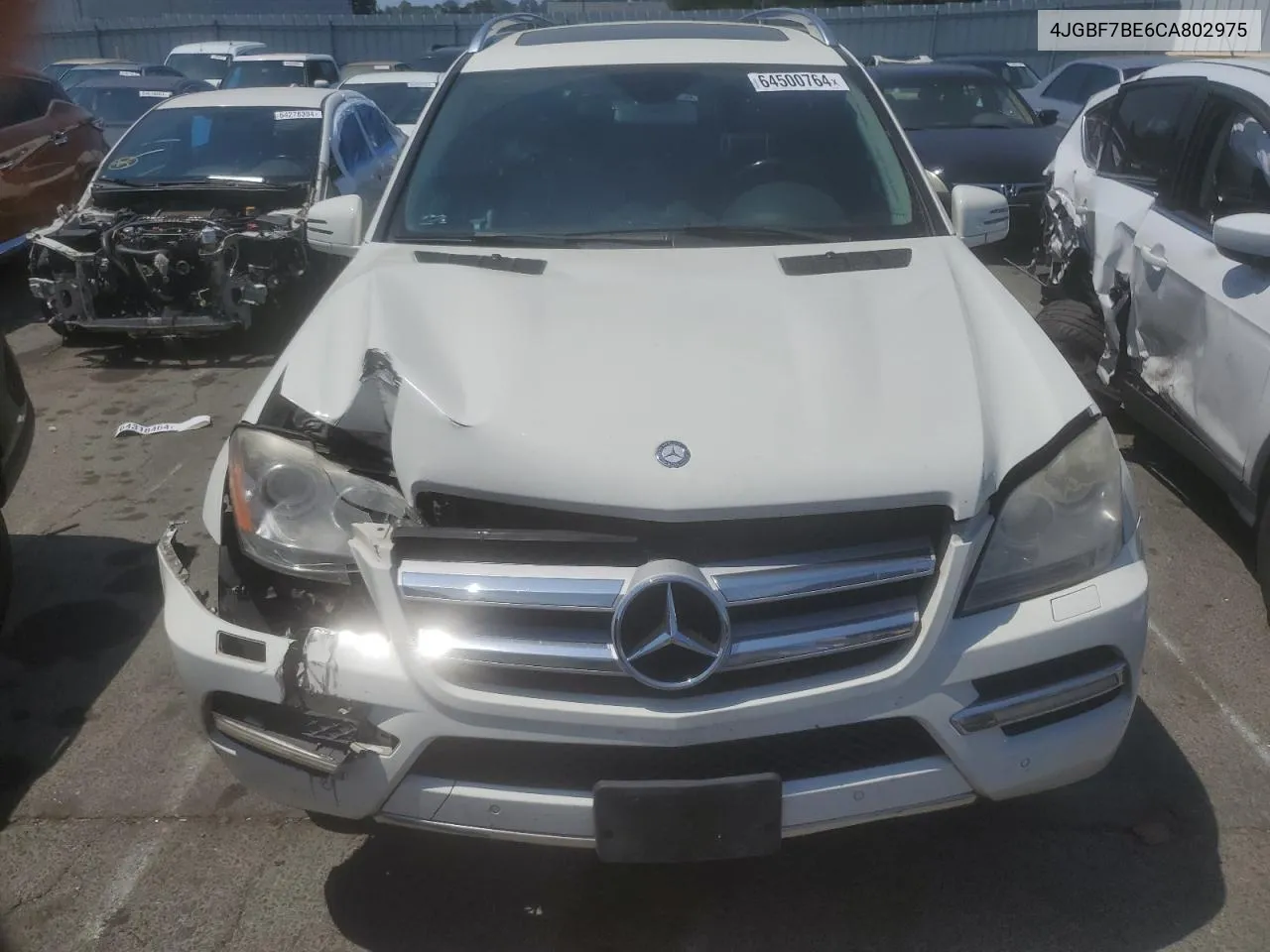 2012 Mercedes-Benz Gl 450 4Matic VIN: 4JGBF7BE6CA802975 Lot: 64500764