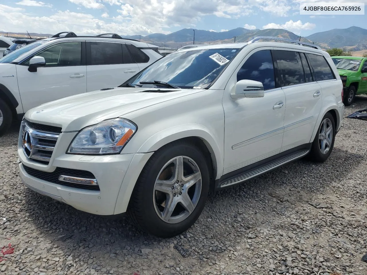 2012 Mercedes-Benz Gl 550 4Matic VIN: 4JGBF8GE6CA765926 Lot: 67106824