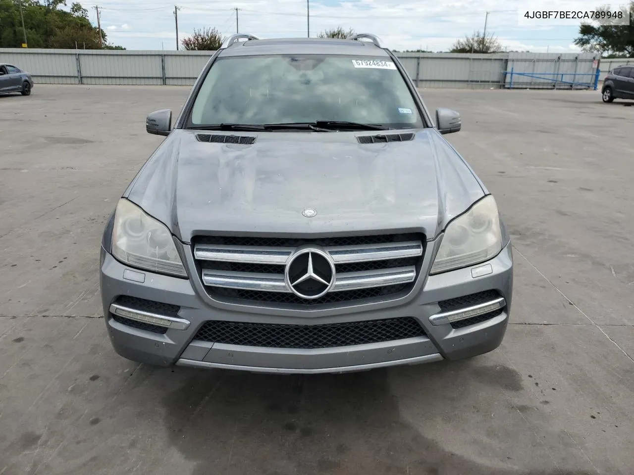 2012 Mercedes-Benz Gl 450 4Matic VIN: 4JGBF7BE2CA789948 Lot: 67924834