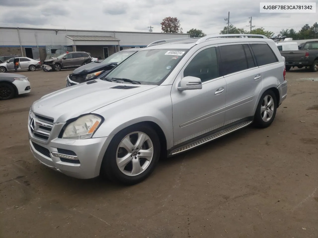 2012 Mercedes-Benz Gl 450 4Matic VIN: 4JGBF7BE3CA781342 Lot: 69068224