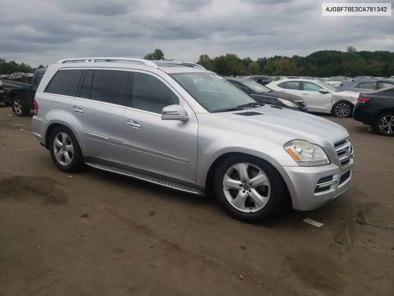 2012 Mercedes-Benz Gl 450 4Matic VIN: 4JGBF7BE3CA781342 Lot: 69068224