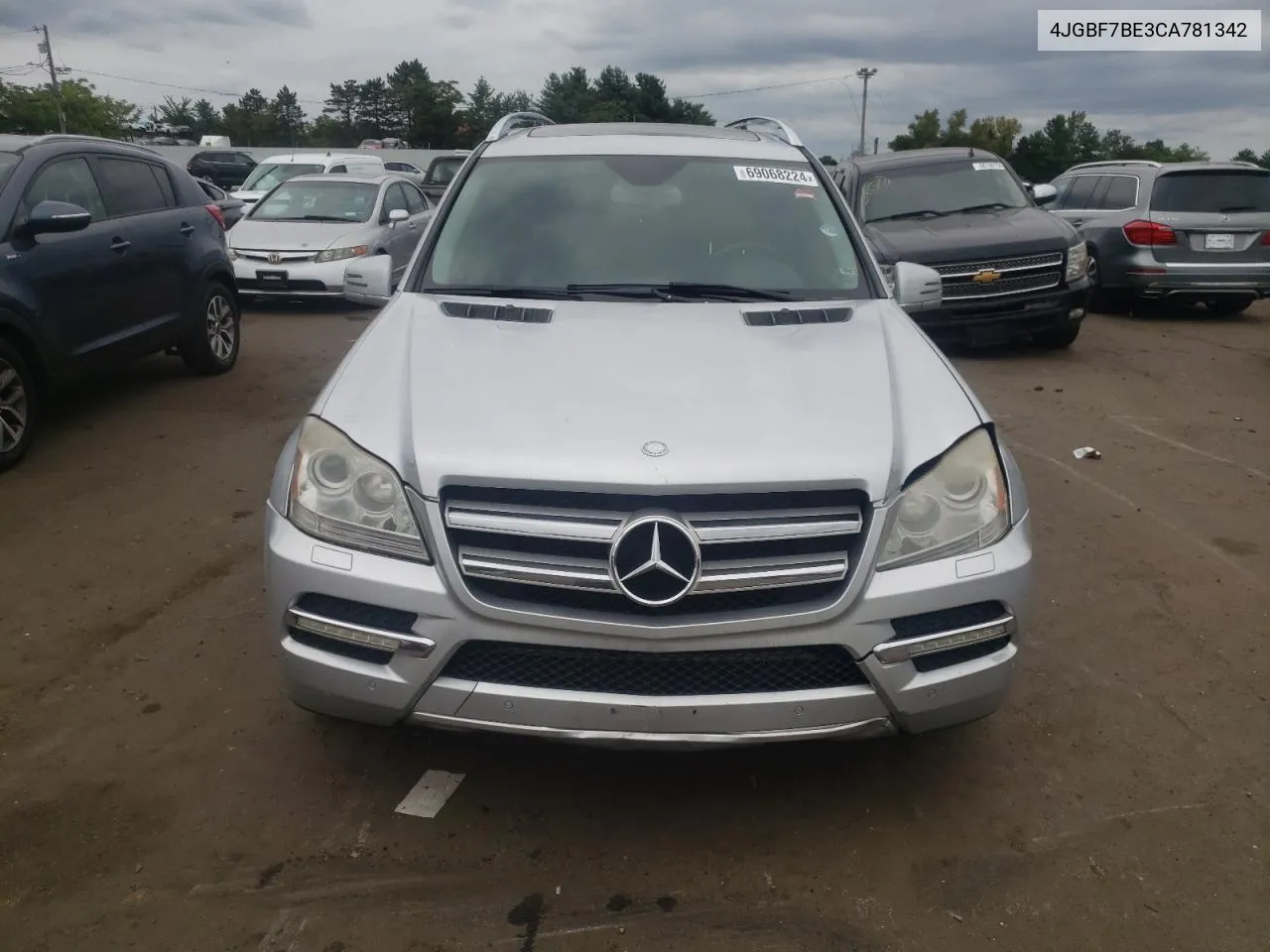 2012 Mercedes-Benz Gl 450 4Matic VIN: 4JGBF7BE3CA781342 Lot: 69068224