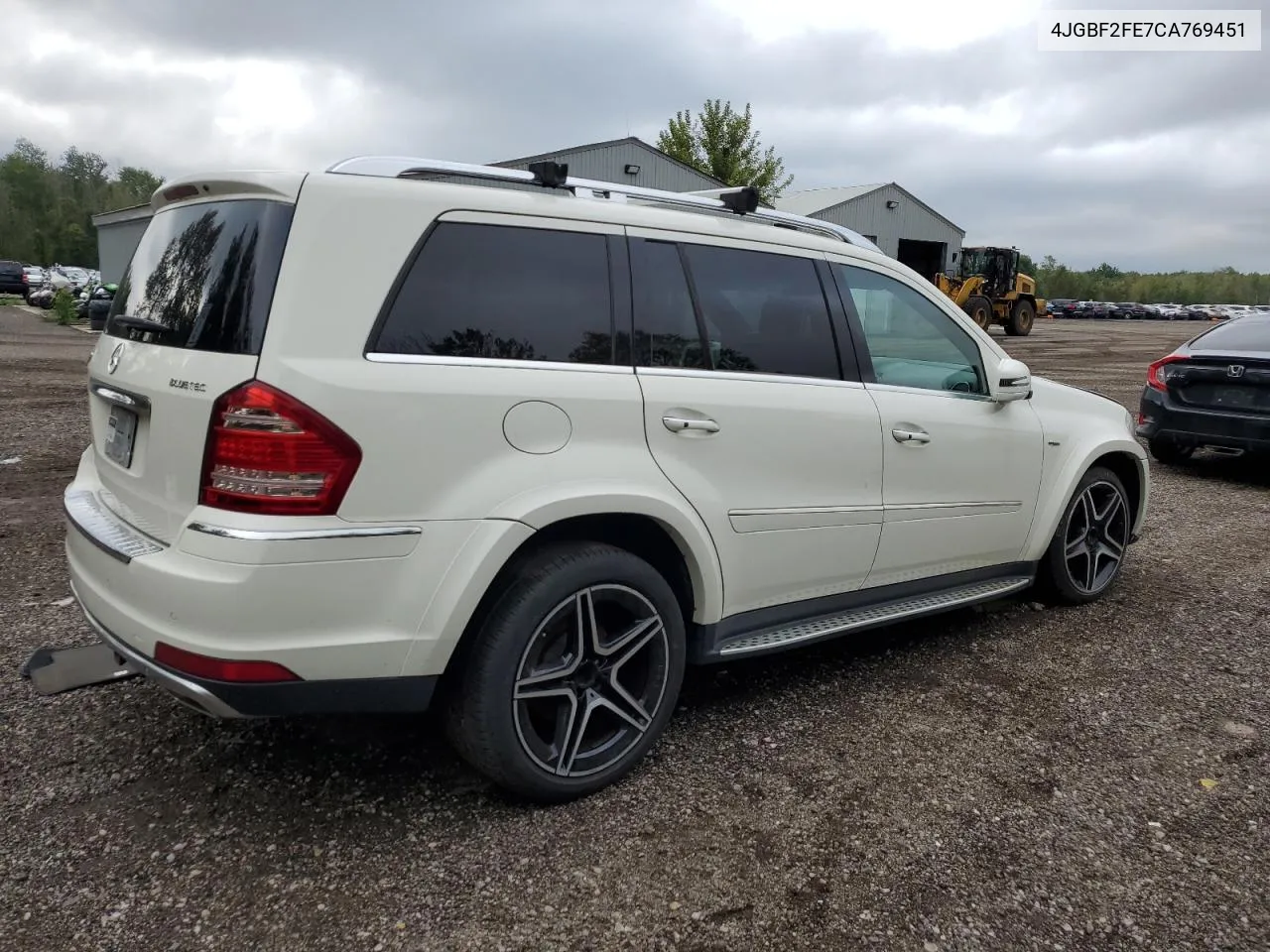 2012 Mercedes-Benz Gl 350 Bluetec VIN: 4JGBF2FE7CA769451 Lot: 69429034