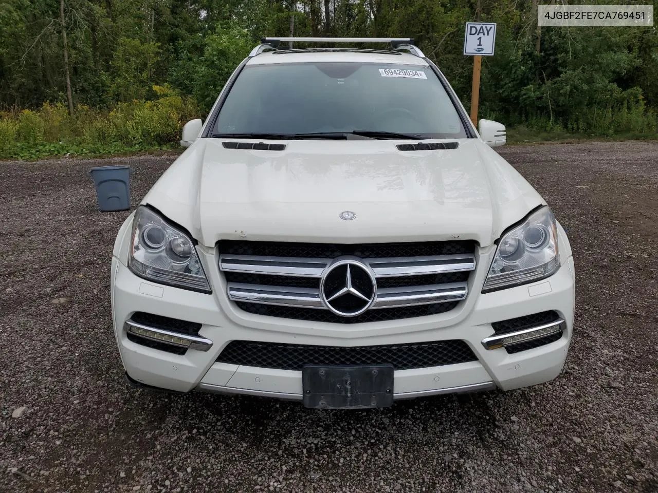 2012 Mercedes-Benz Gl 350 Bluetec VIN: 4JGBF2FE7CA769451 Lot: 69429034