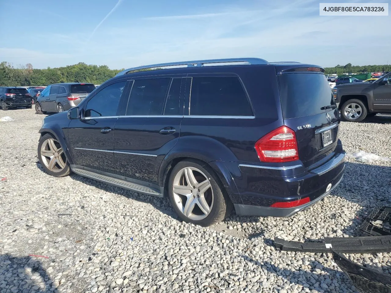 4JGBF8GE5CA783236 2012 Mercedes-Benz Gl 550 4Matic