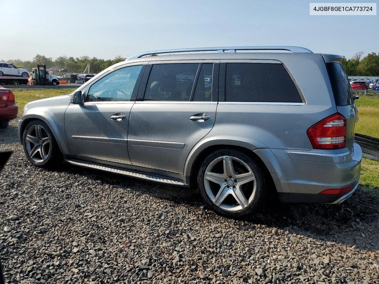 2012 Mercedes-Benz Gl 550 4Matic VIN: 4JGBF8GE1CA773724 Lot: 69861694