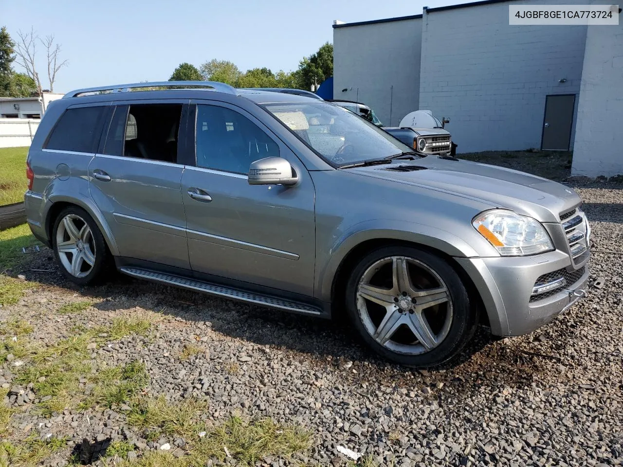 2012 Mercedes-Benz Gl 550 4Matic VIN: 4JGBF8GE1CA773724 Lot: 69861694