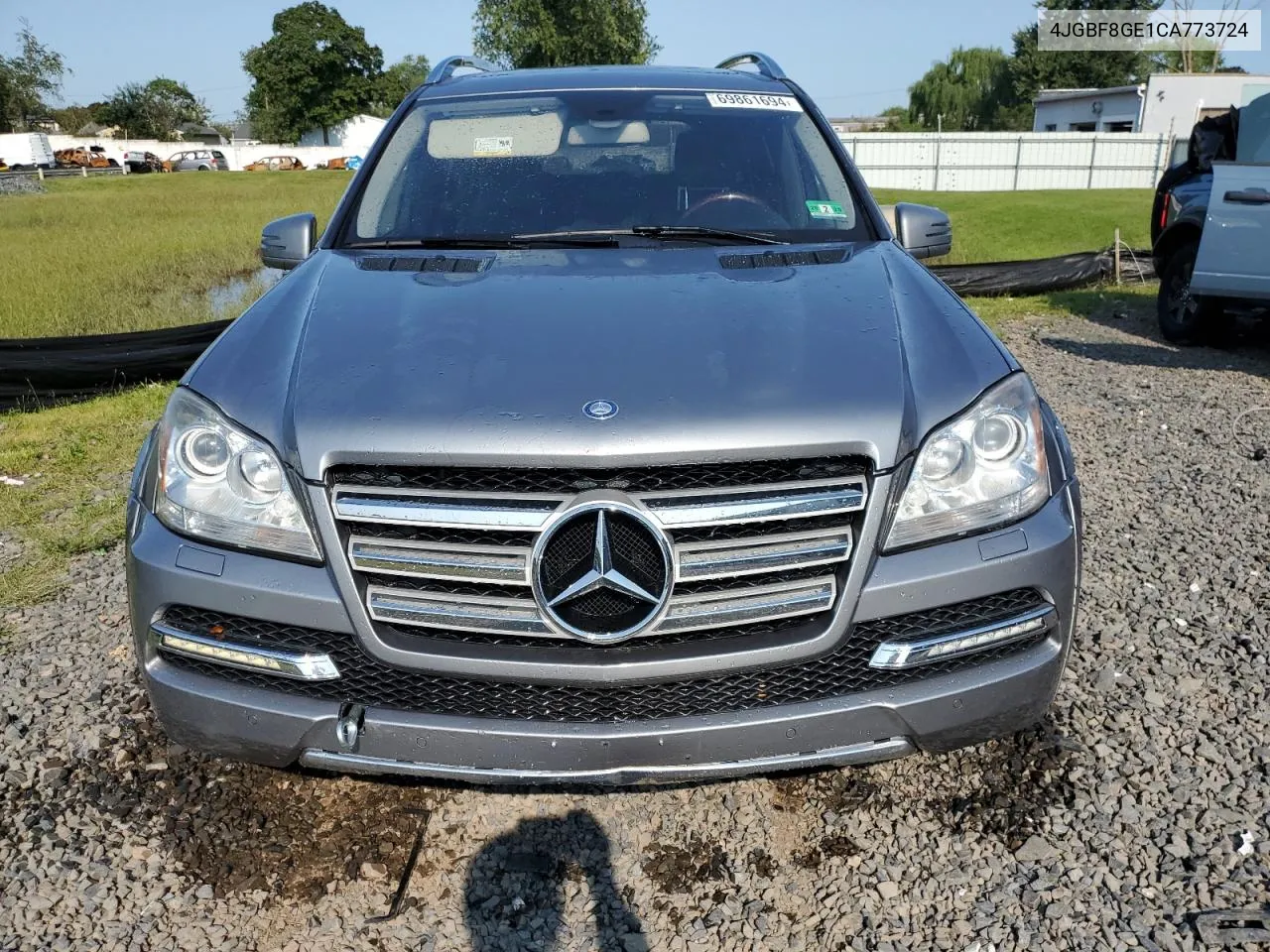 2012 Mercedes-Benz Gl 550 4Matic VIN: 4JGBF8GE1CA773724 Lot: 69861694