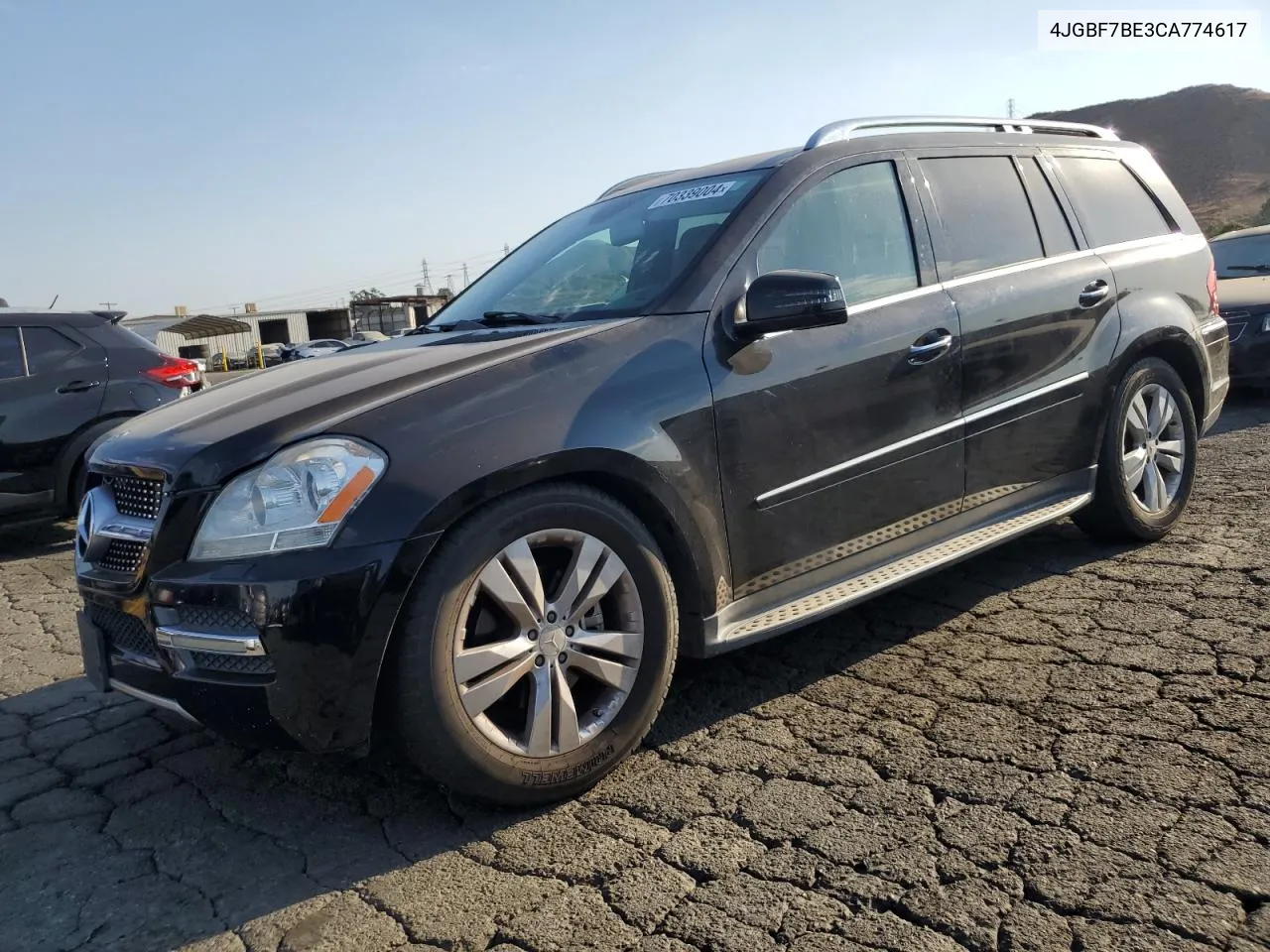 2012 Mercedes-Benz Gl 450 4Matic VIN: 4JGBF7BE3CA774617 Lot: 70339004